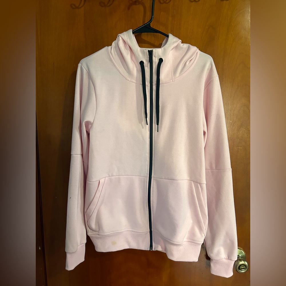 Unisex, Pale Sweater with Hoodie